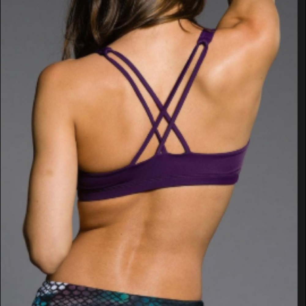 ONZIE blue strappy sports bra